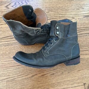 John Varvatos Black Boots